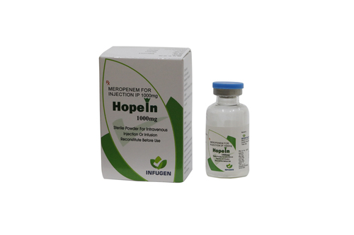Hopein 1000mg Injection, Meropenem 1000mg, Price, Uses, Side Effects - Drugcarts