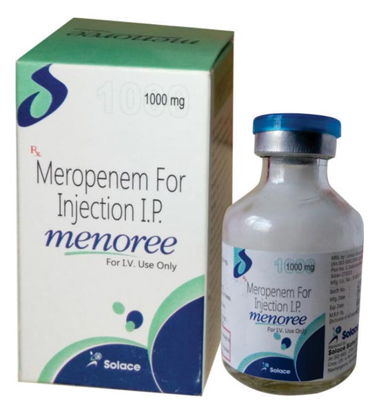 Menoree 1gm Injection, Meropenem 1gm, Price, Uses, Side Effects - Drugcarts