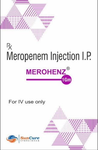 Merohenz 1000mg Injection, Meropenem 1000mg, Price, Uses, Side Effects - Drugcarts