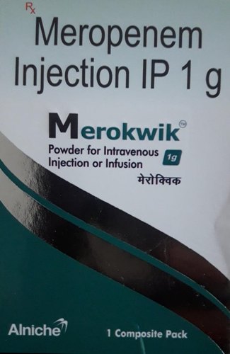 Merokwik 1000mg Injection, Meropenem 1000mg, Price, Uses, Side Effects - Drugcarts