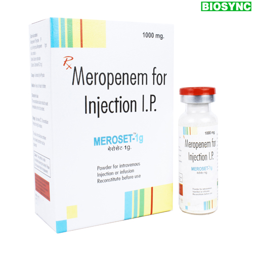 Meroset 1gm Injection, Meropenem 1gm, Price, Uses, Side Effects - Drugcarts