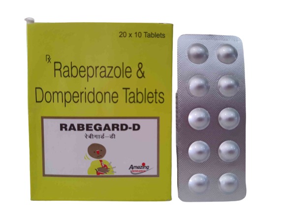 Rabegard-D Tablet, Rabeprazole 20mg, Domperidone 10mg, Price, Uses, Side Effects – Drugcarts
