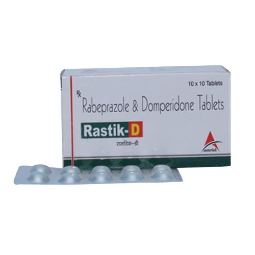 Rastik-D Tablet, Rabeprazole 20mg, Domperidone 10mg, Price, Uses, Side Effects – Drugcarts