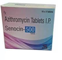 Senocin 500mg Tablet, Azithromycin 500mg, Price, Uses, Side Effects –Drugcarts