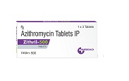 Zithril 500mg Tablet, Azithromycin 500mg, Price, Uses, Side Effects –Drugcarts