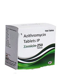 Zamicin 250mg Tablet, Azithromycin 250mg, Price, Uses, Side Effects –Drugcarts