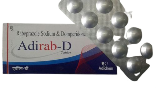 Adirab-D Tablet, Rabeprazole 20mg, Domperidone 10mg, Price, Uses, Side Effects – Drugcarts