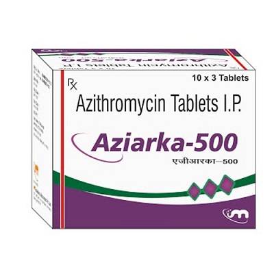 Aziarka 500mg Tablet, Azithromycin 500mg, Price, Uses, Side Effects –Drugcarts