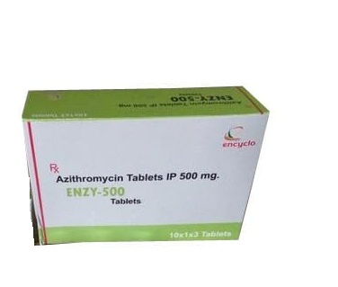Enzy 500mg Tablet, Azithromycin 500mg, Price, Uses, Side Effects –Drugcarts