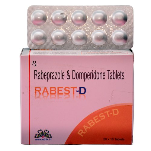 Rabest-D Tablet, Rabeprazole 20mg, Domperidone 10mg, Price, Uses, Side Effects – Drugcarts