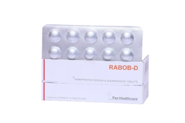 Rabob-D Tablet, Rabeprazole 20mg, Domperidone 10mg, Price, Uses, Side Effects – Drugcarts