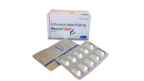 Rezim 500mg Tablet, Azithromycin 500mg, Price, Uses, Side Effects –Drugcarts